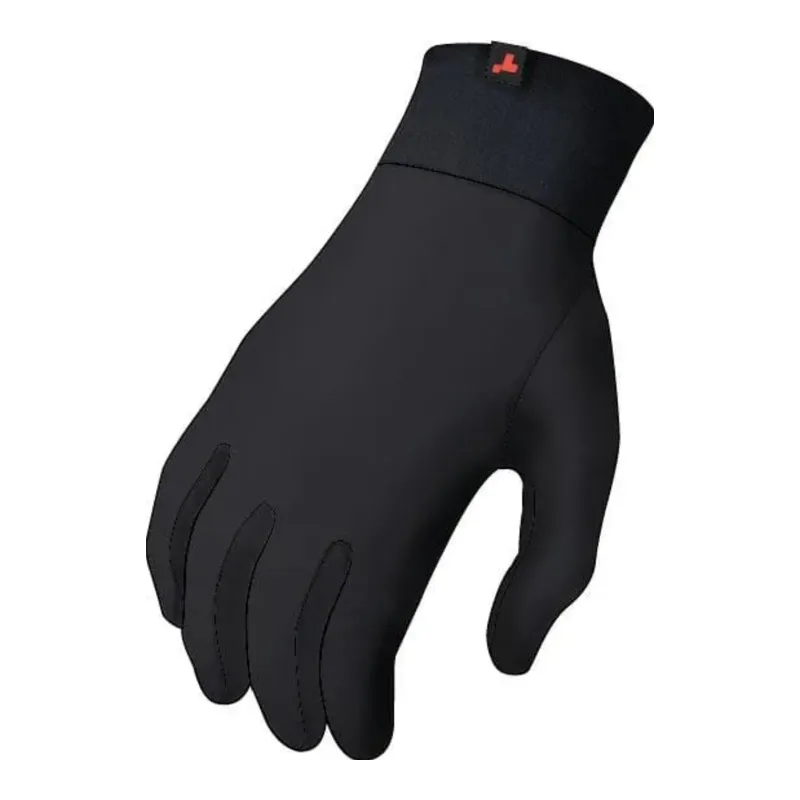 Terramar Adult Glove Liners in Black, front view