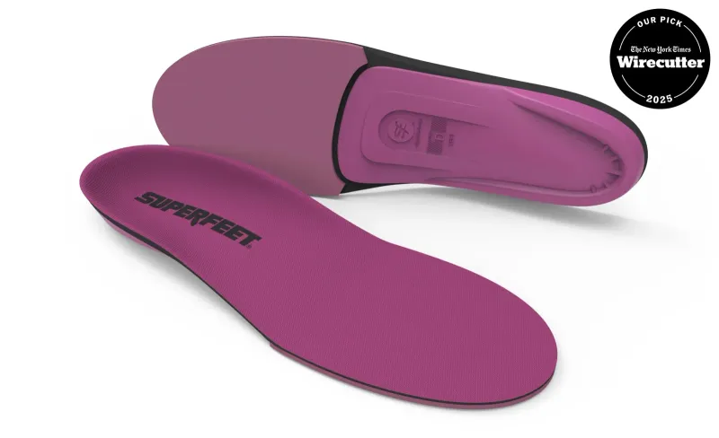Superfeet Women's All-Purpose High Impact Support Insoles, front view
