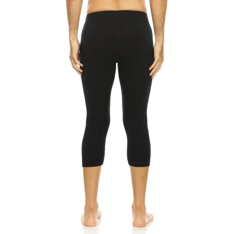 Minus33 Men's Midweight 3/4 Base Layer Bottom in Black, alternate view 1