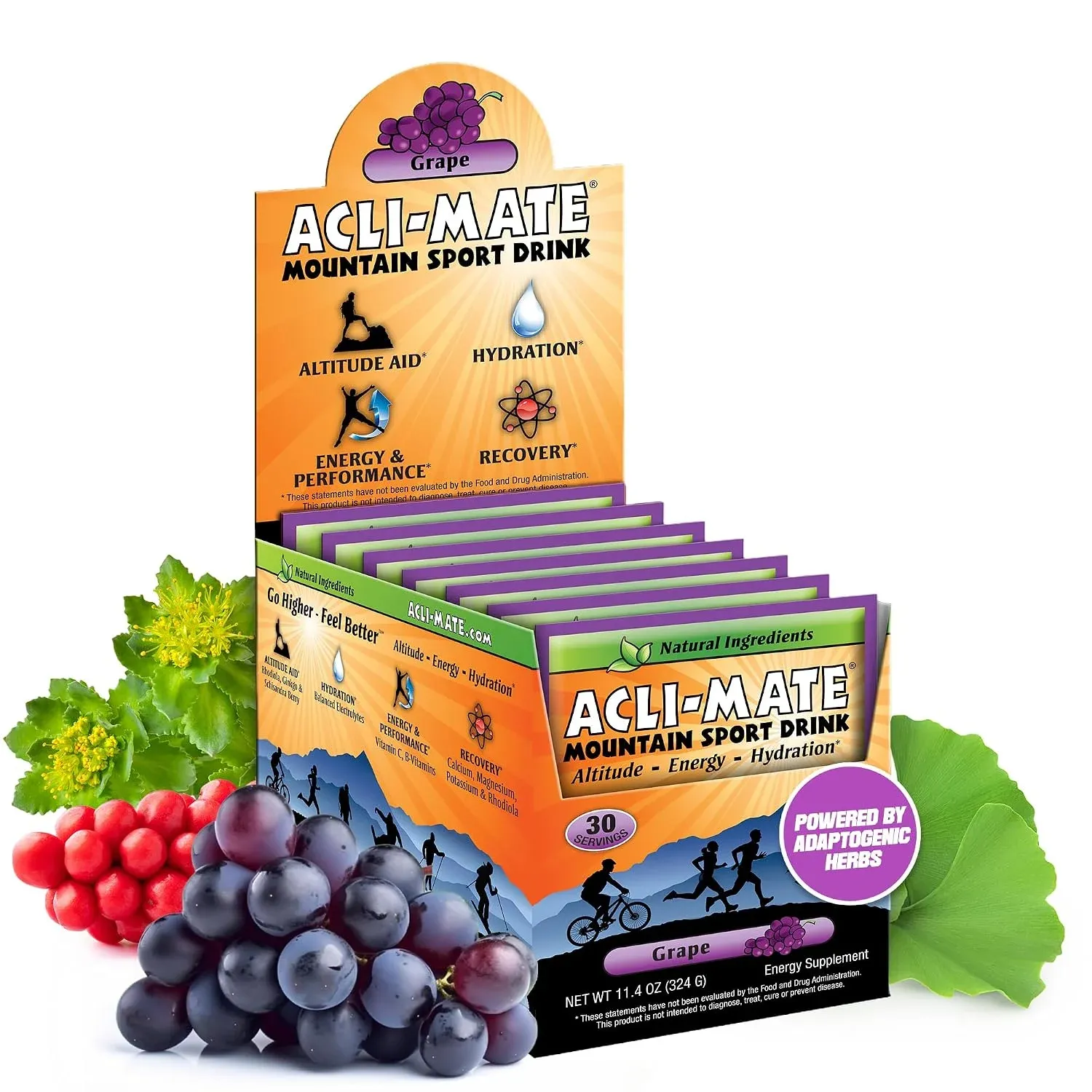 Acli-Mate Sport Drink, Flavor: Cran-Ras