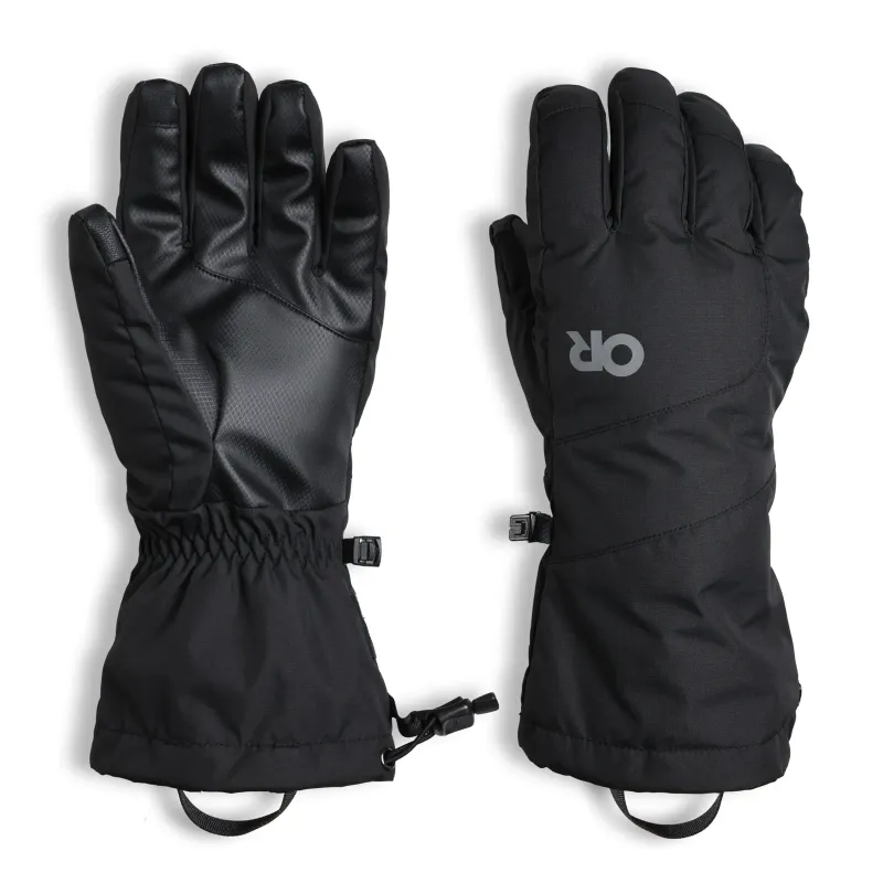 Outdoor Research Women's Adrenaline Gloves in Black, front view