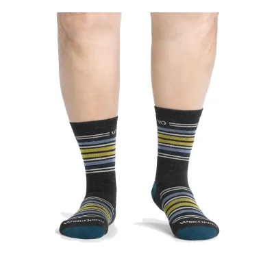 Wide Open Men's Multi Stripe Socks, alternate view 1