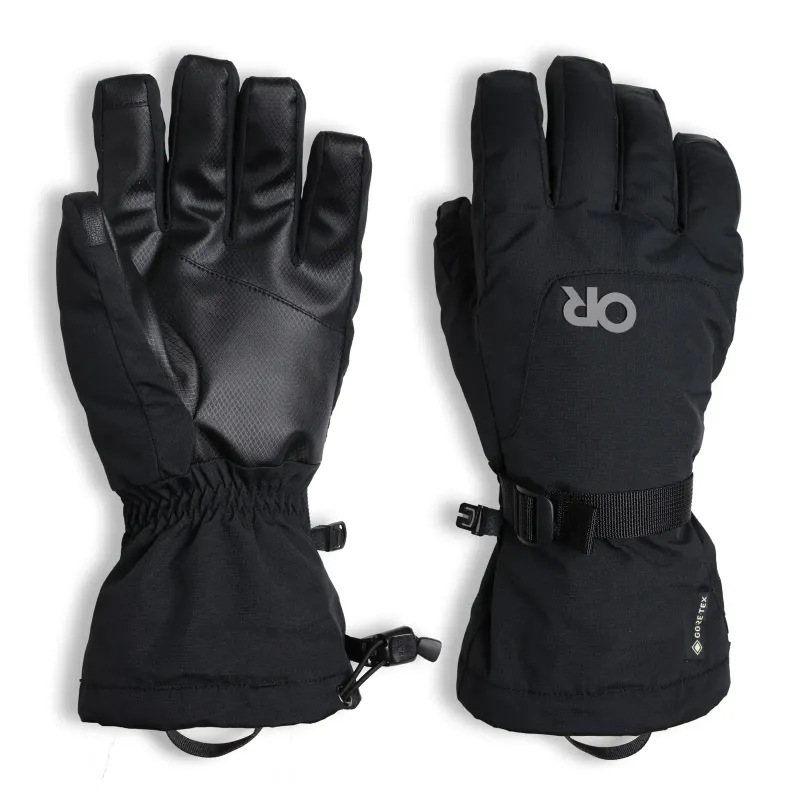 Outdoor Research Men's Revolution II Gloves in Black, front view