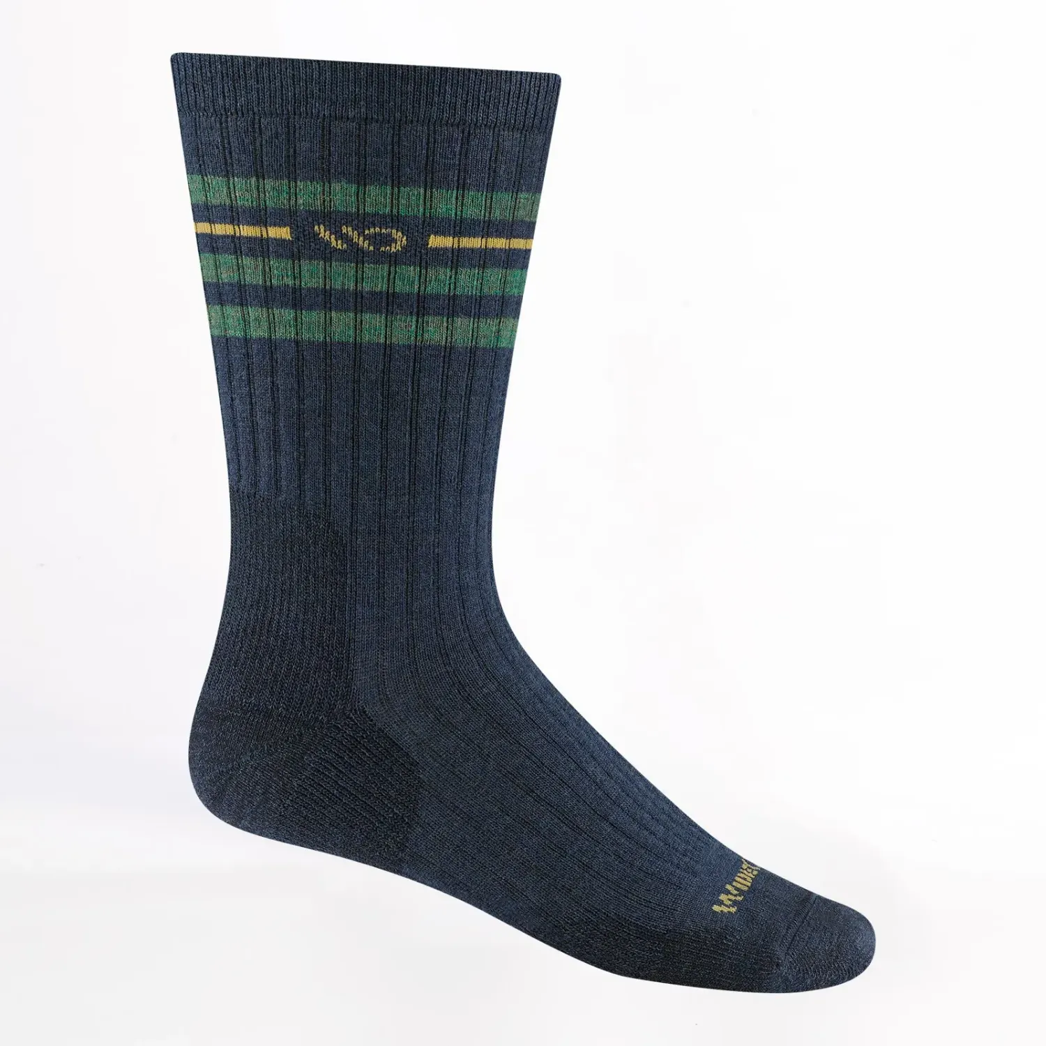 Wide Open Men's Crew Vintage Stripe Socks