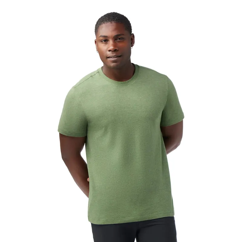 Smartwool Men's Perfect Crew Short Sleeve Tee in Fern, alternate view 1