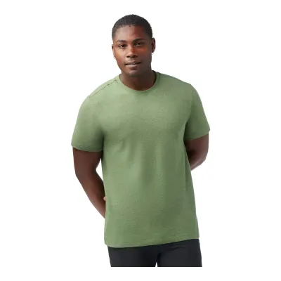 Smartwool Men's Perfect Crew Short Sleeve Tee in Fern, alternate view 1