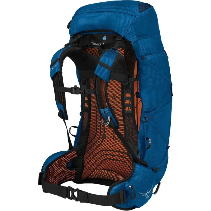 Osprey Exos 58 Backpack in Blue Ribbon, alternate view 1