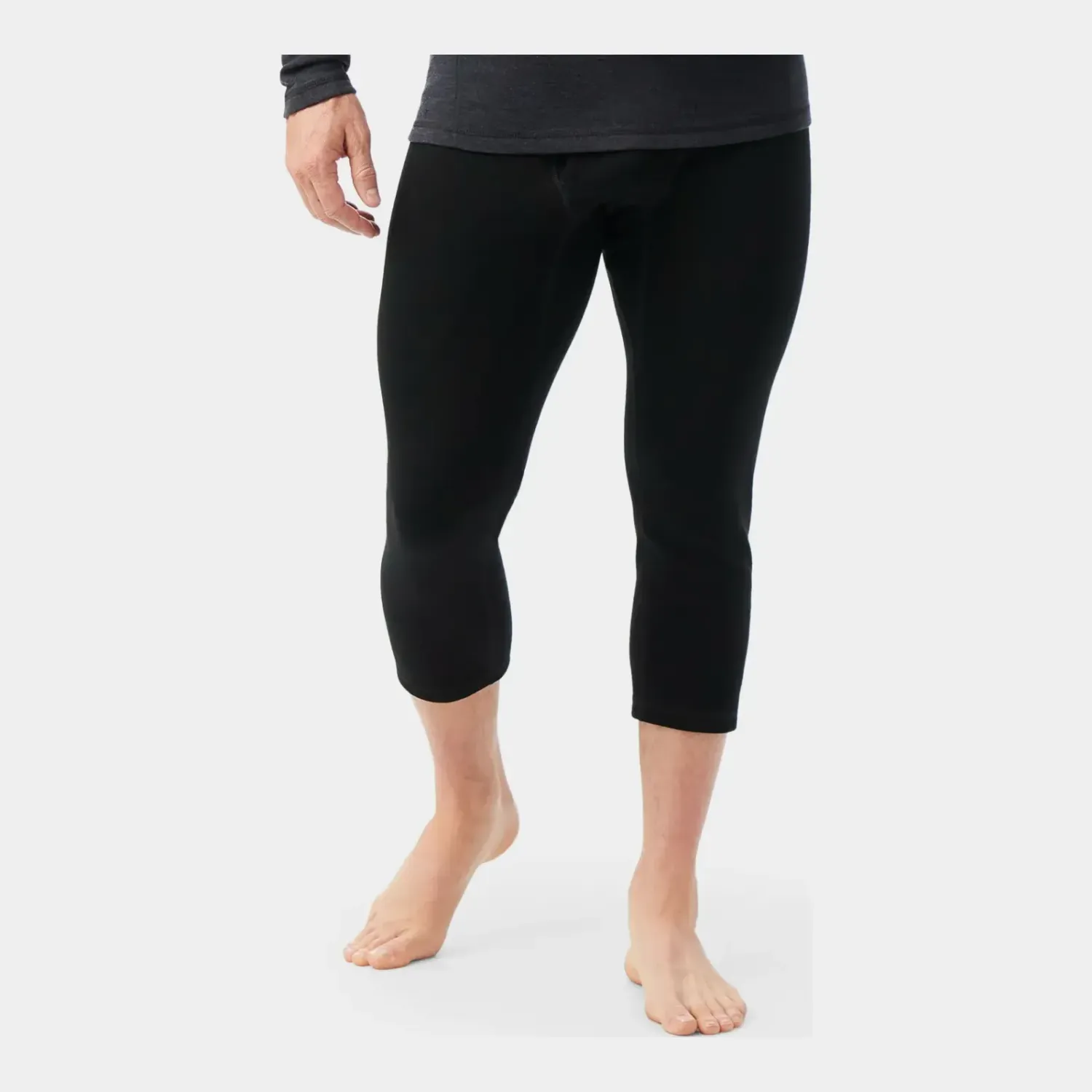 Smartwool Men's Merino 250 Base Layer 3/4 Bottom, Color: Black, Size: M