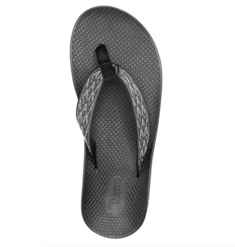 Chaco Men's Classic Flip Sandals in Summit B W, alternate view 1