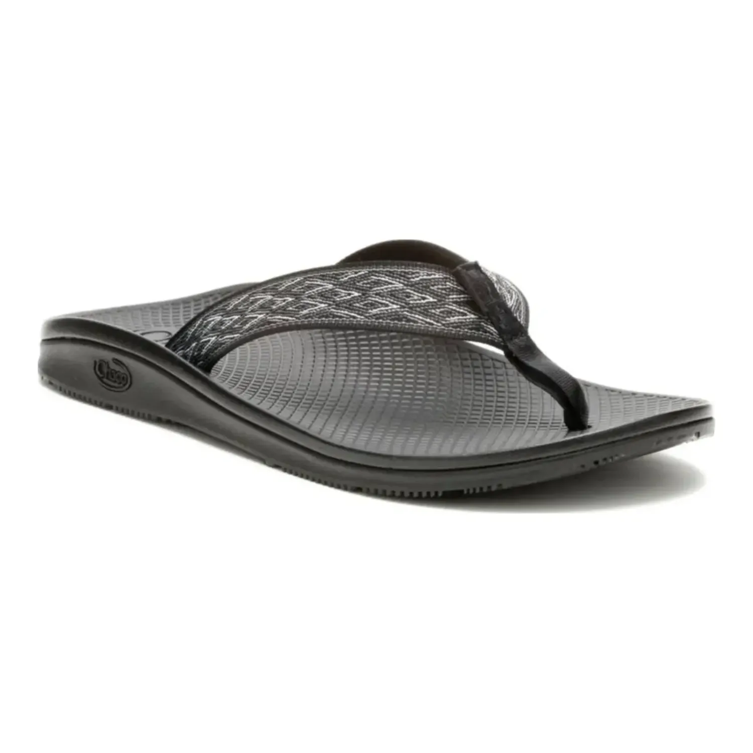 Chaco Men's Classic Flip Sandals in Summit B W, alternate view 2
