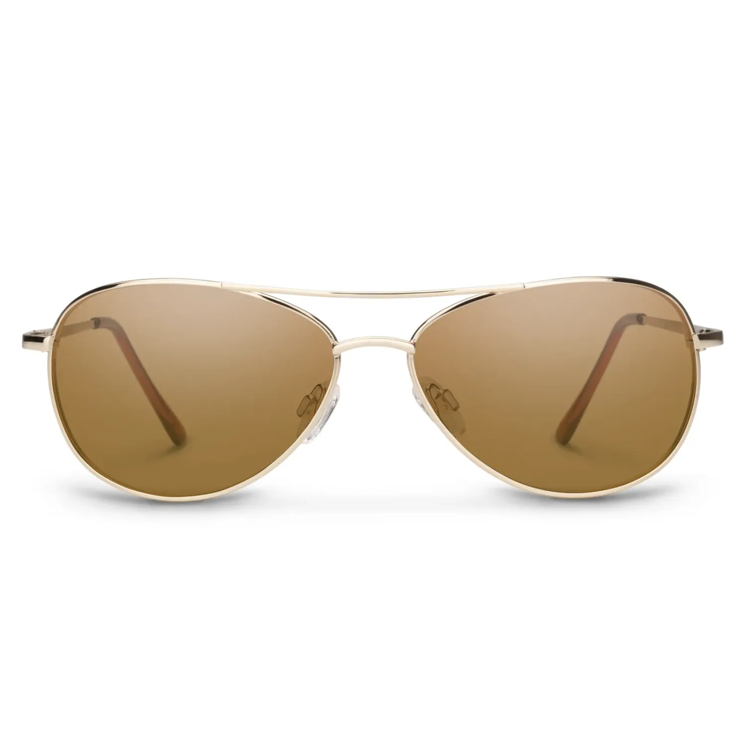 Suncloud Patrol Sunglasses in Gold Polarized Brown, alternate view 1