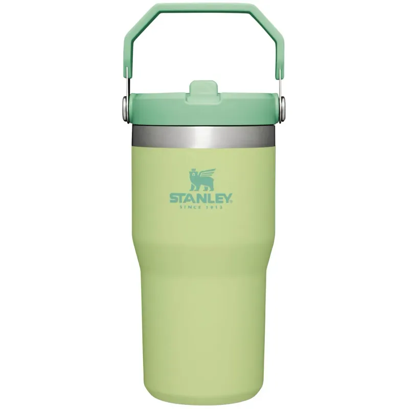 Stanley IceFlow Flip Straw Tumbler in Citron, front view