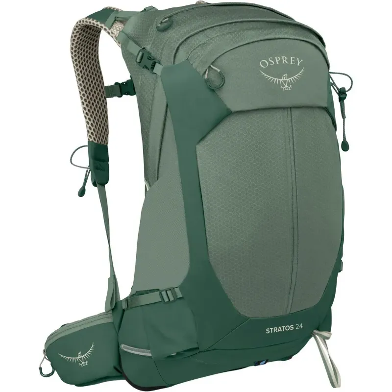 Osprey Stratos 24 Pack in Pine Leaf, front view