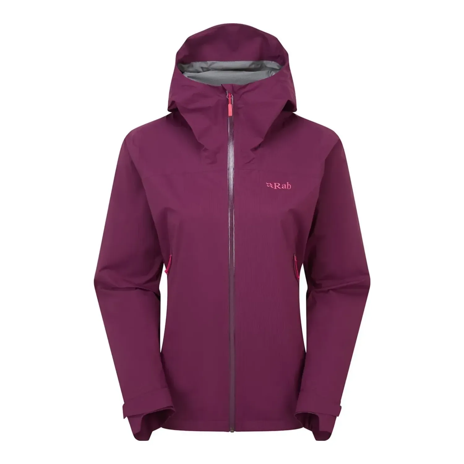 Rab Women's Downpour Light Jacket, Color: Mulberry, Size: L