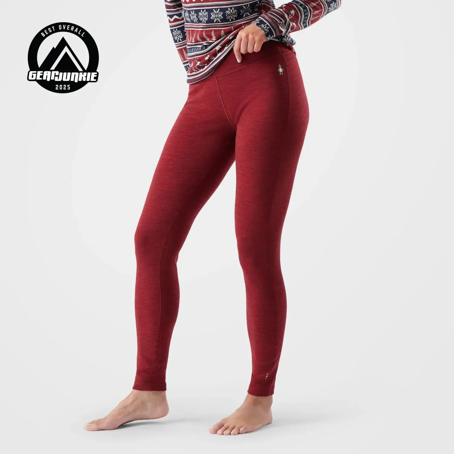 Smartwool Women's Classic Merino Base Layer Bottom, Color: Currant, Size: L