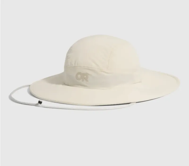 Outdoor Research Women's Oasis Sun Hat in Sand, front view