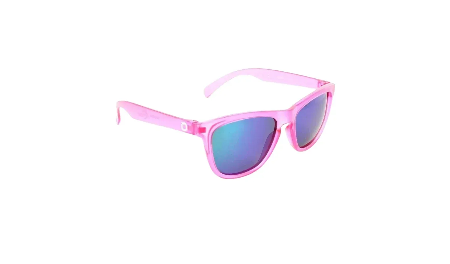 ONE by Optic Nerve Juicebox Sunglasses, Color: Crystal Pink/Polarized Smoke Green Mirror