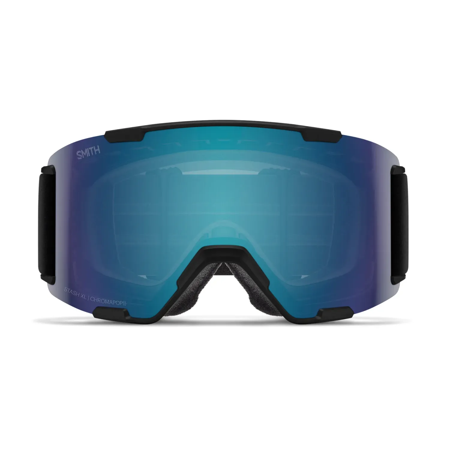 Smith Stash XL Goggles in Black ChromaPop Everyday Blue Mirror, alternate view 2