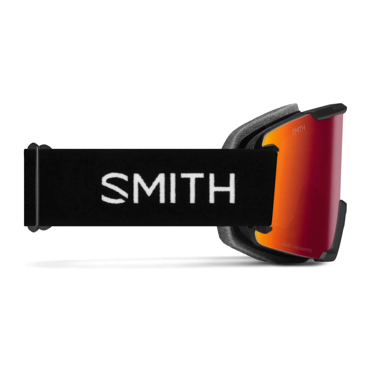 Smith Squad Goggles in Black ChromaPop Sun Red Mirror, alternate view 3