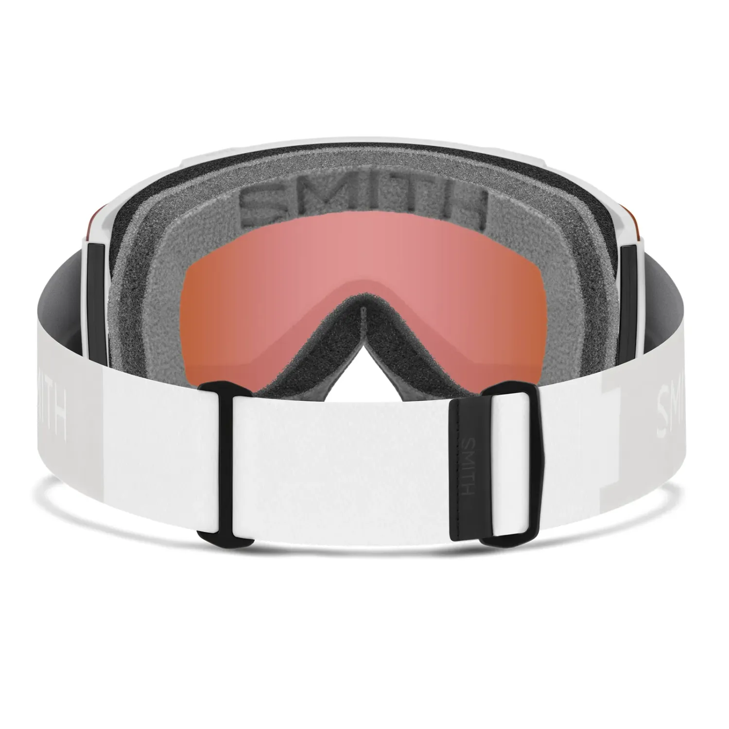 Smith Squad Goggles in White Vapor ChromaPop Everyday Rose Gold Mirror, alternate view 5