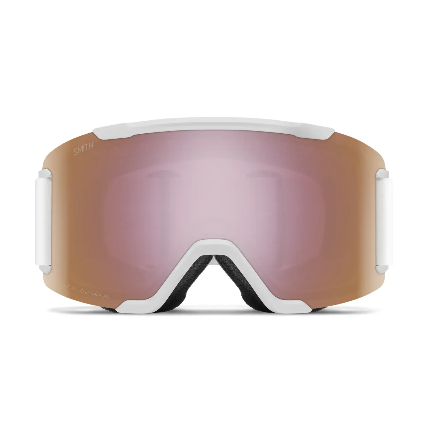 Smith Squad Goggles in White Vapor ChromaPop Everyday Rose Gold Mirror, alternate view 6