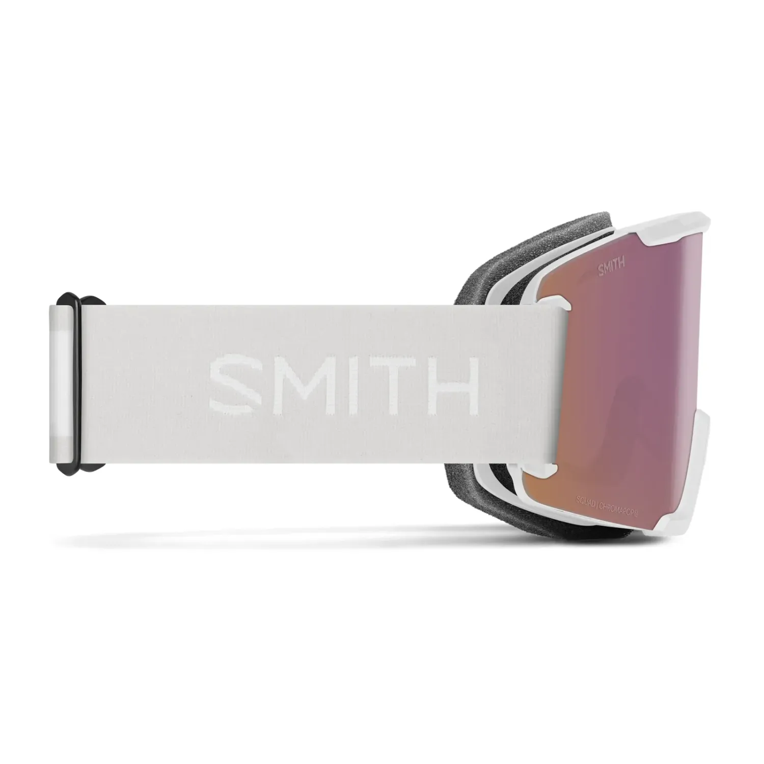 Smith Squad Goggles in White Vapor ChromaPop Everyday Rose Gold Mirror, alternate view 7