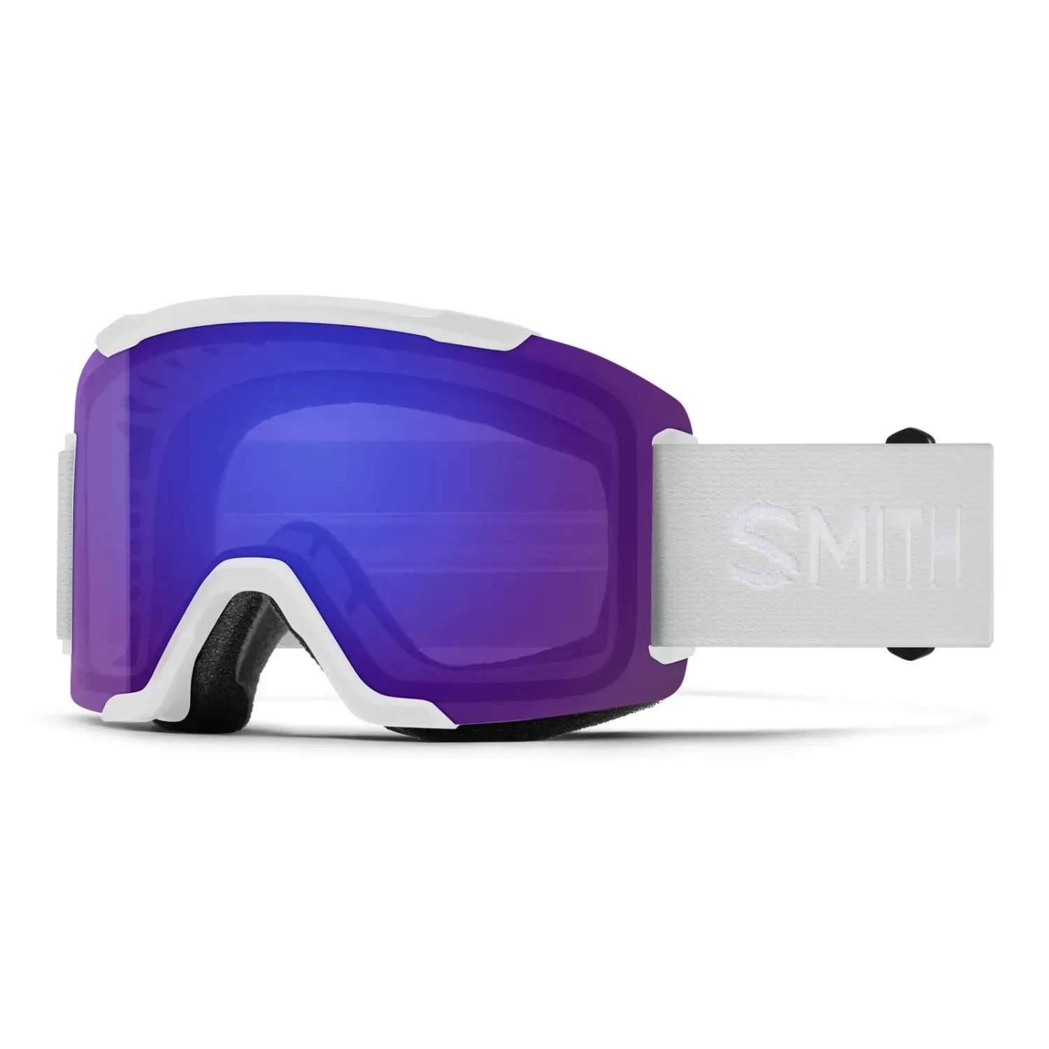 Smith Squad Goggles in White Vapor ChromaPop Everyday Violet Mirror, alternate view 8