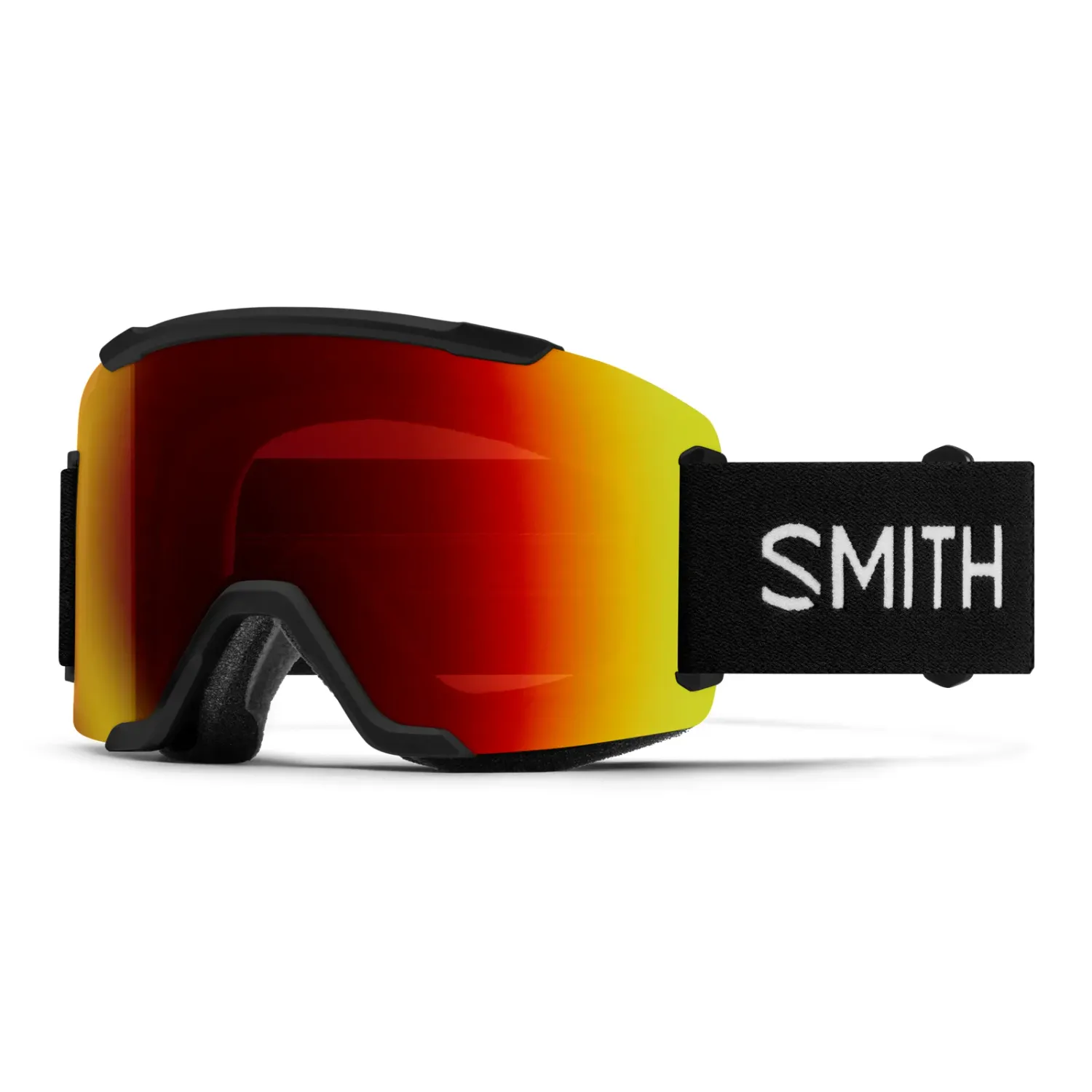 Smith Squad Goggles, Frame Color: Black, Lens Color: ChromaPop Sun Red Mirror