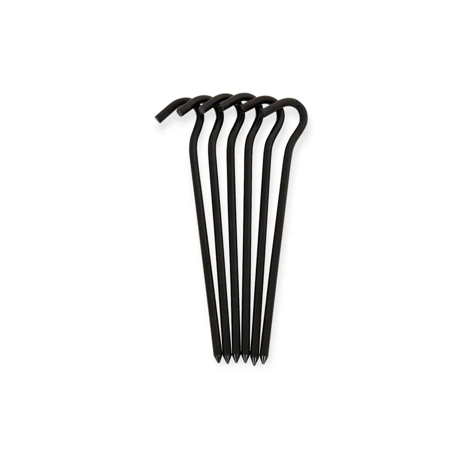 Aluminum Hooked Tent Peg 7 Inch, front view