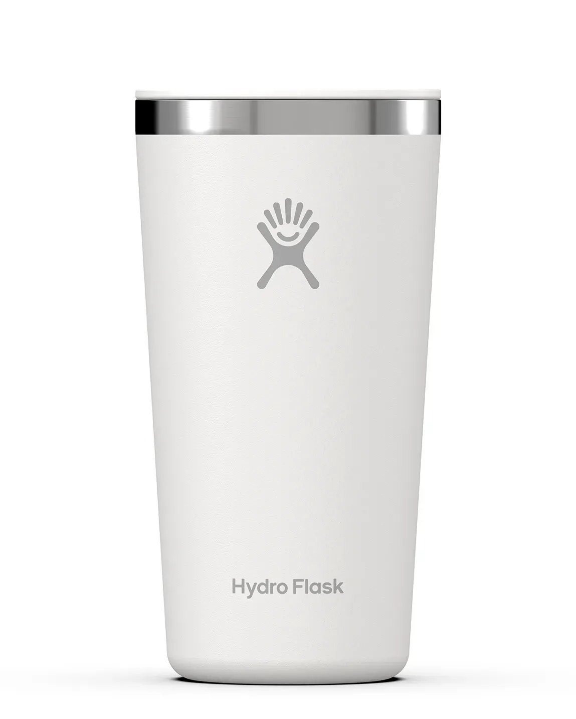 Hydro Flask 20oz All Around Tumbler Press-In Lid in White, alternate view 2