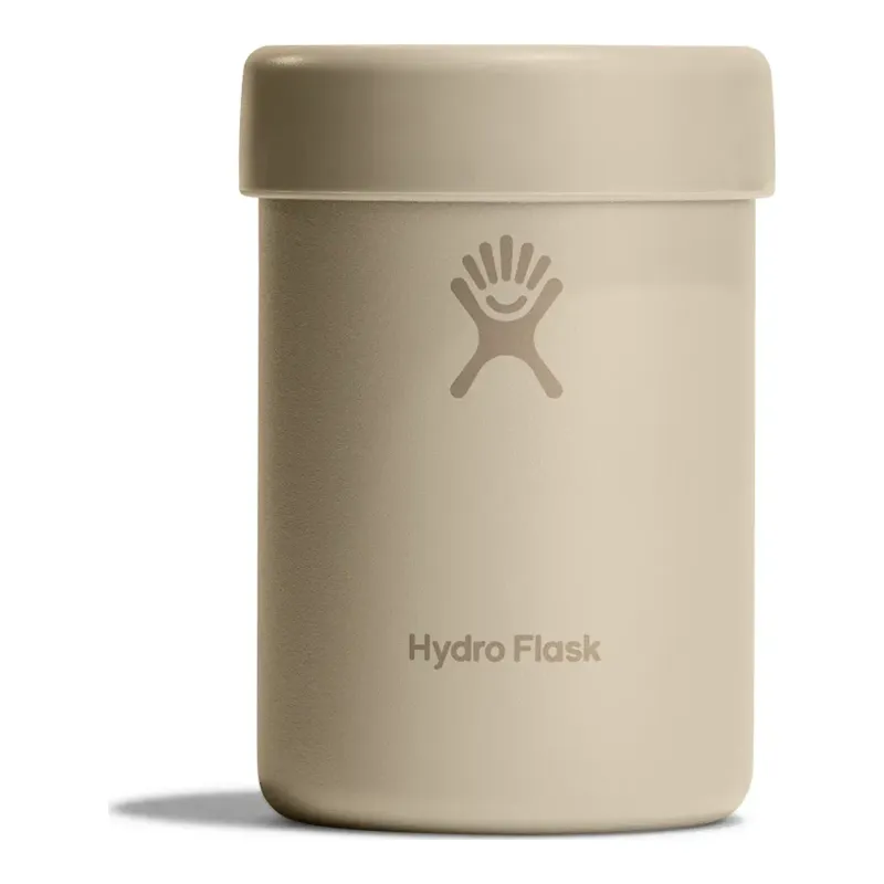 Hydro Flask 12oz Cooler Cup in Oat, front view