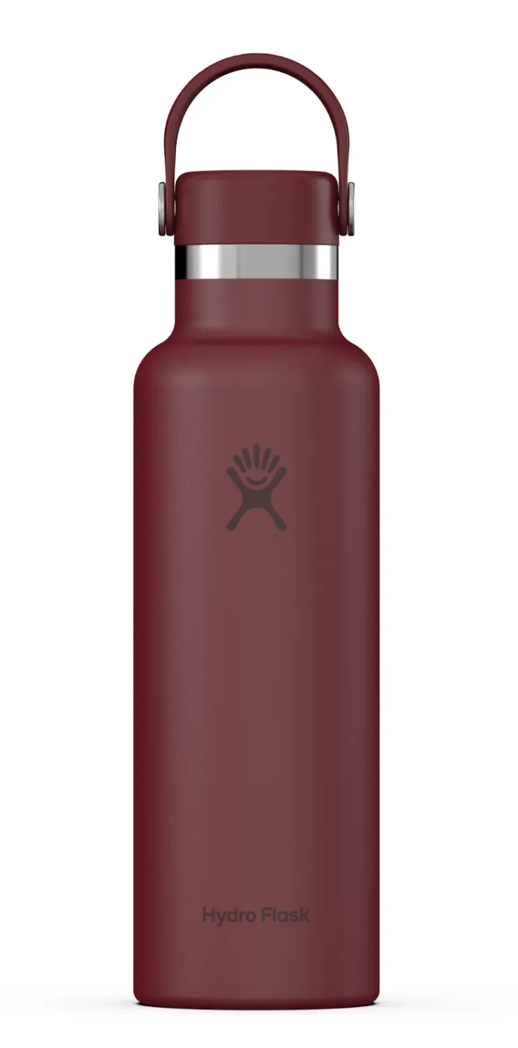 Hydro Flask 21oz Standard Flex Cap, Color: Burgundy