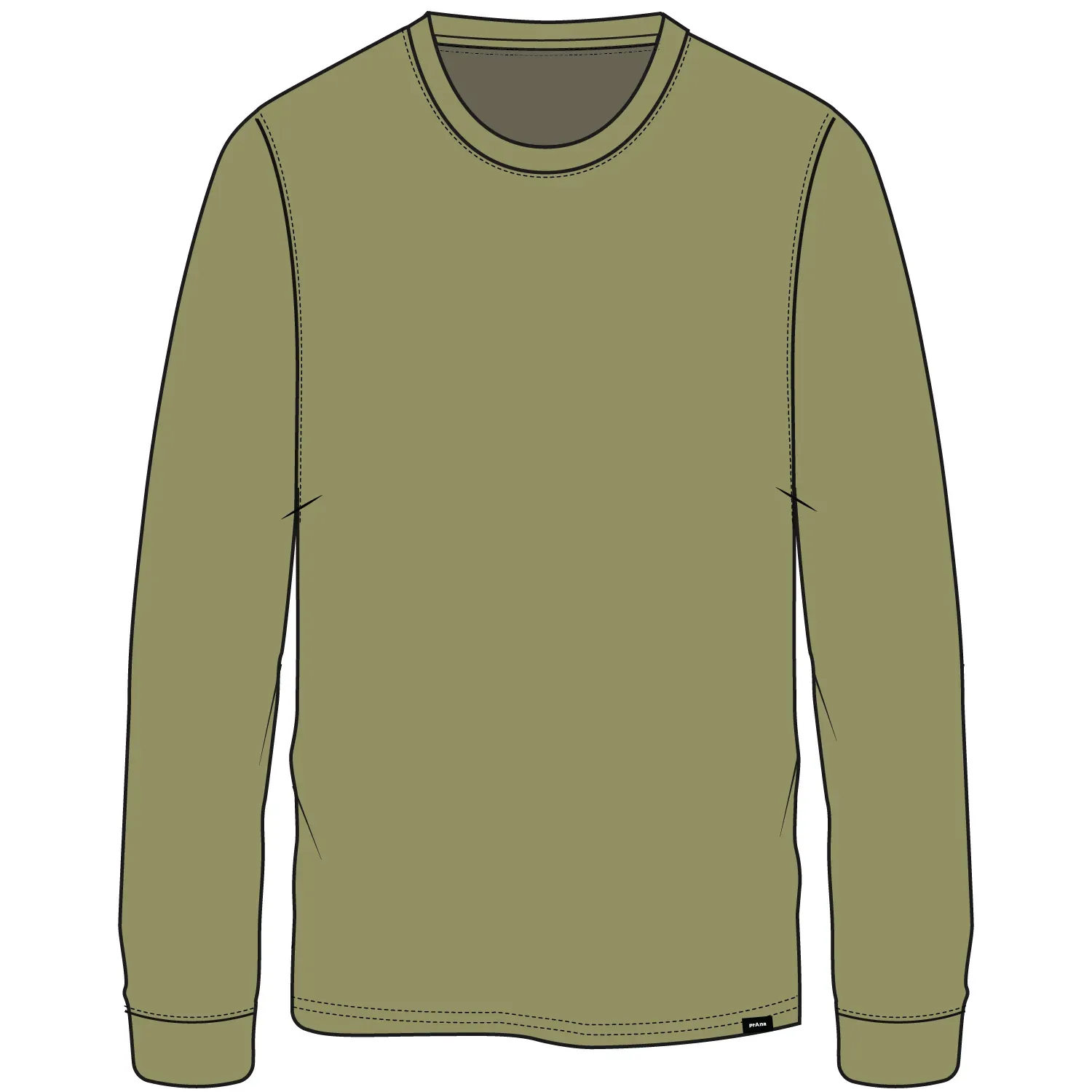 prAna Men's Ronnie Crew II, Color: Olympia, Size: M
