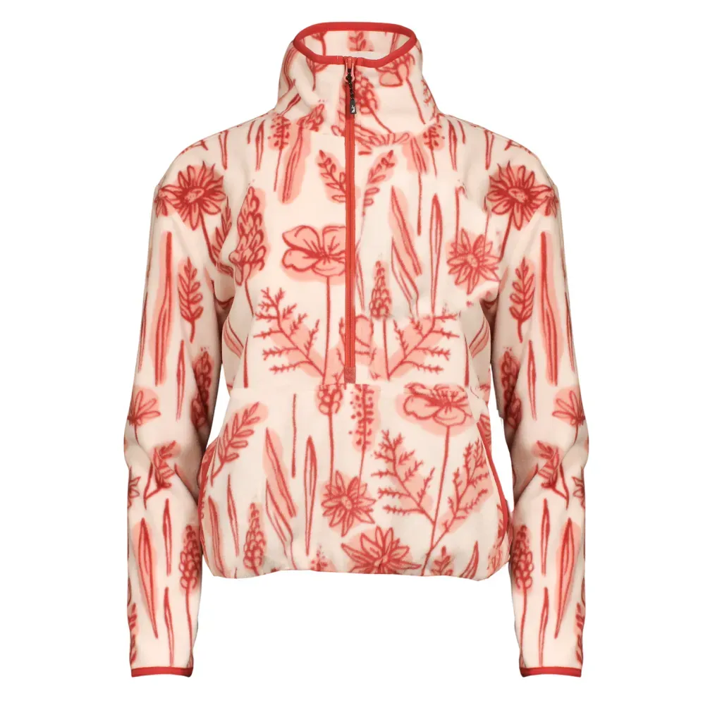 Jack &amp; Sage Women's Wildflowers Fleece, Color: Ivory SMS, Size: XS