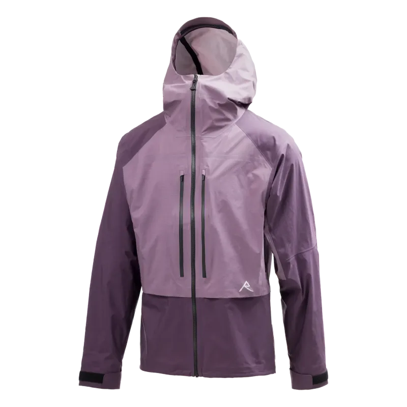 Raide Men's TourTech Shell Jacket in Dusk, quarter view