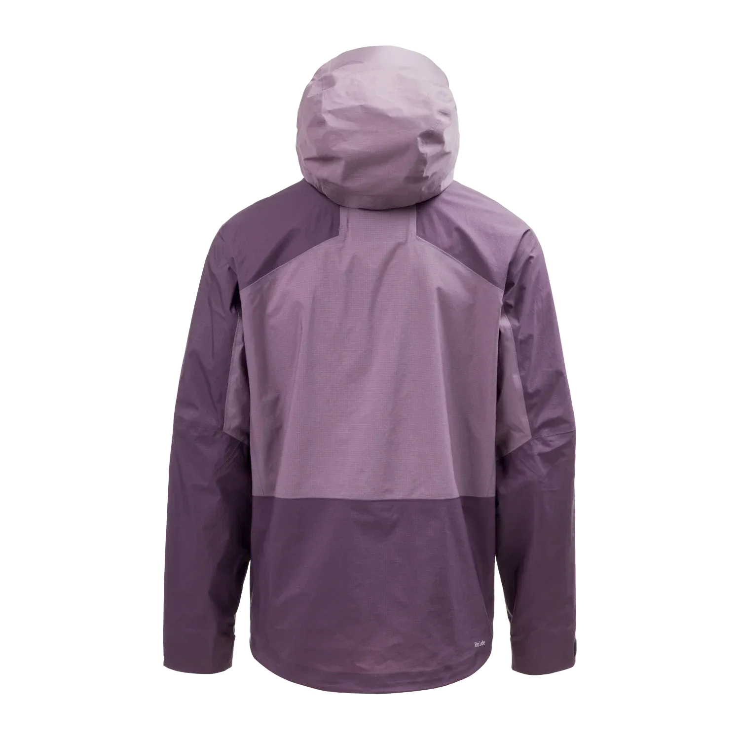 Raide Men's TourTech Shell Jacket in Dusk, back view