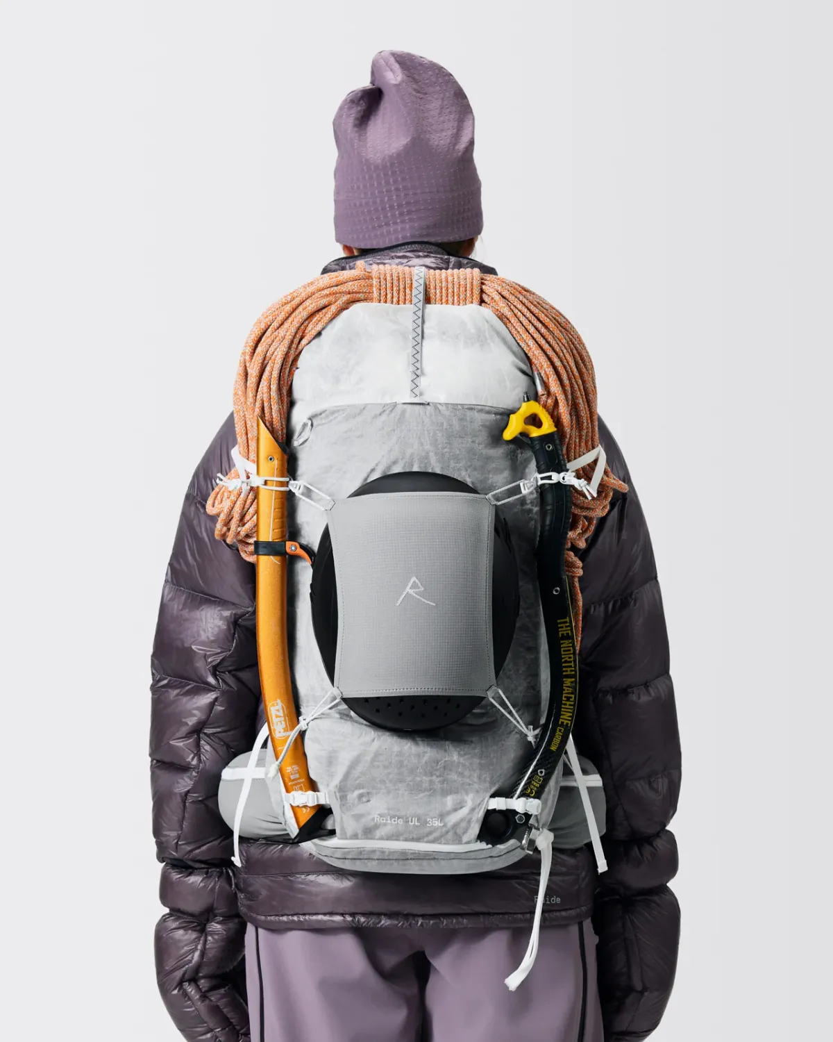 Raide UL 35L Touring Pack in Stone, on model view