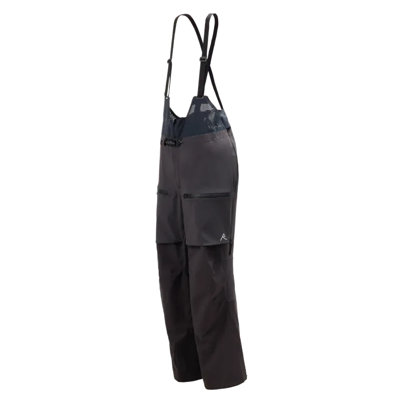 Raide Men's TourTech Bib Pant in Black, quarter view