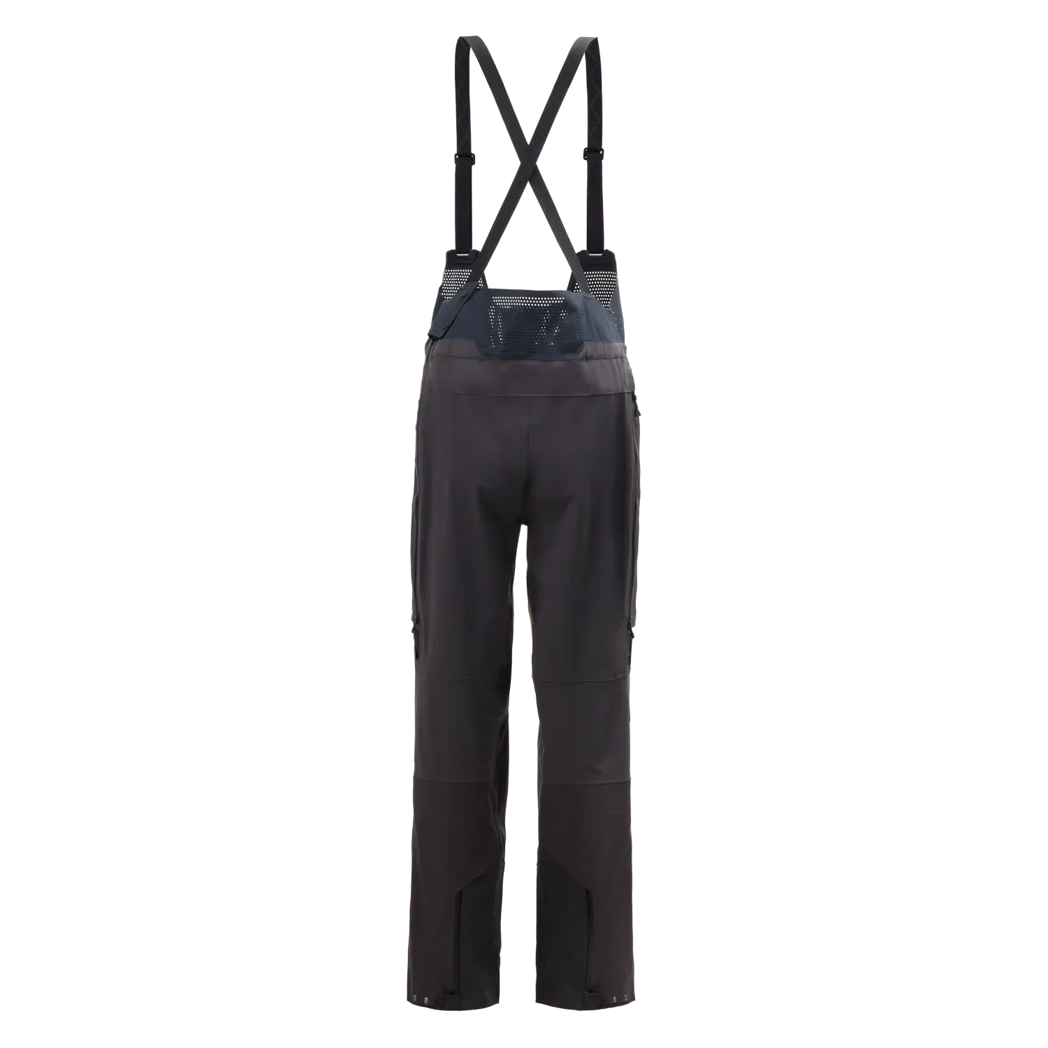 Raide Men's TourTech Bib Pant in Black, back view
