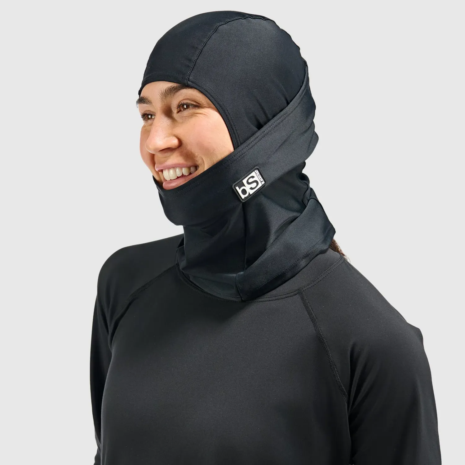 Blackstrap Hood Balaclava in Black, alternate view 2