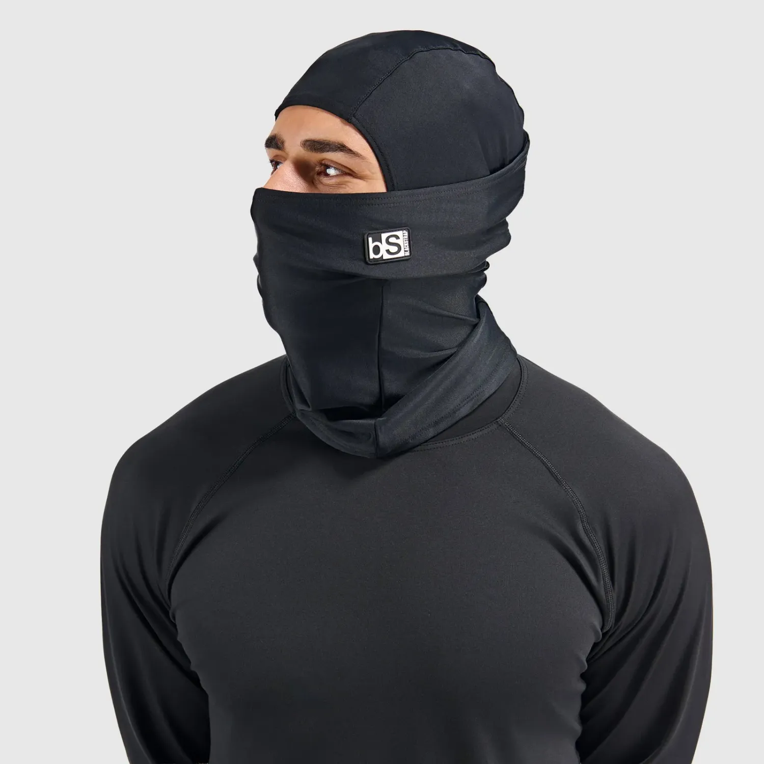 Blackstrap Hood Balaclava in Black, alternate view 3