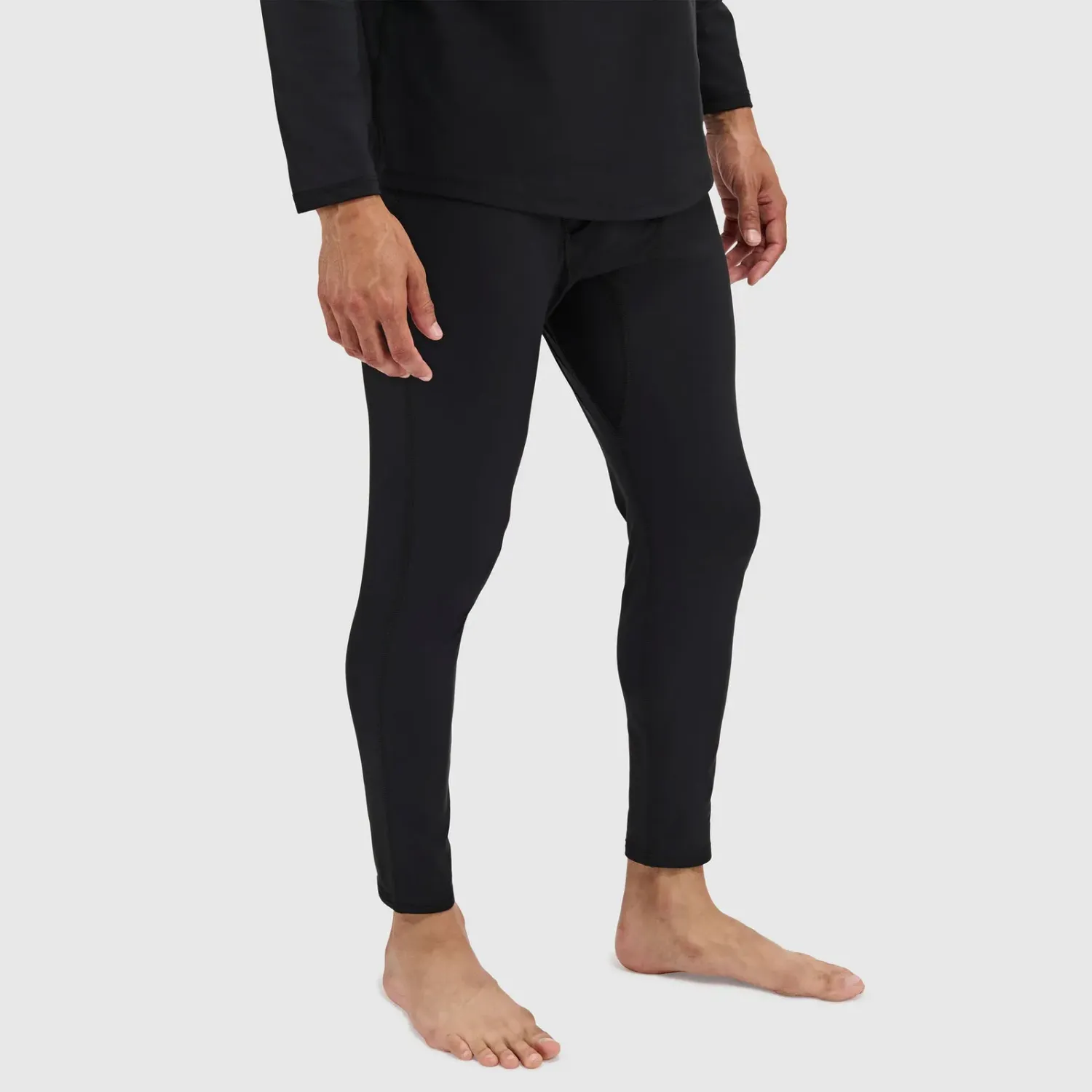Blackstrap Men's Skyliner Base Layer Bottom in Black, alternate view 2