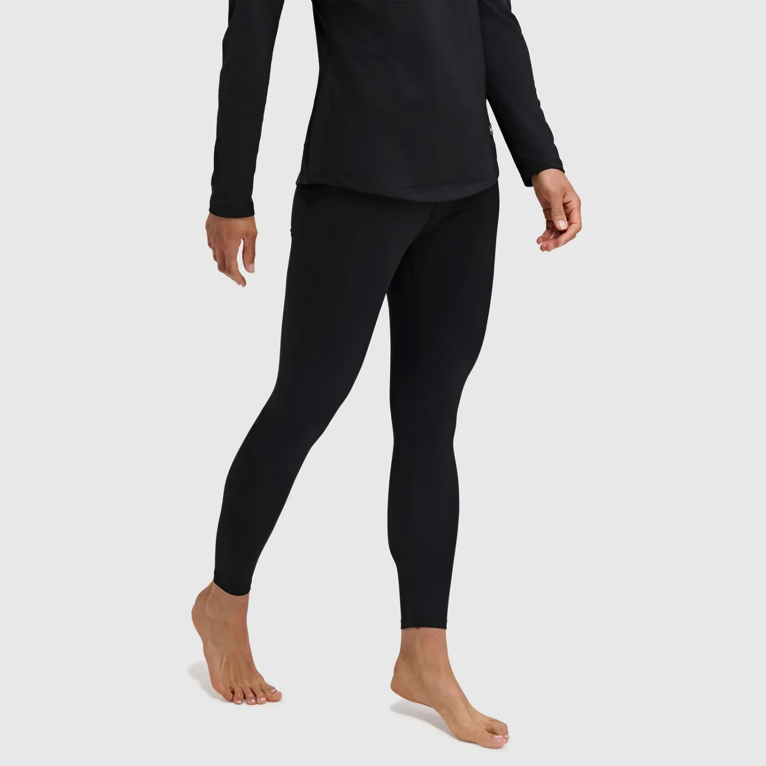 Blackstrap Women's Skyliner Base Layer Bottom in Black, alternate view 2