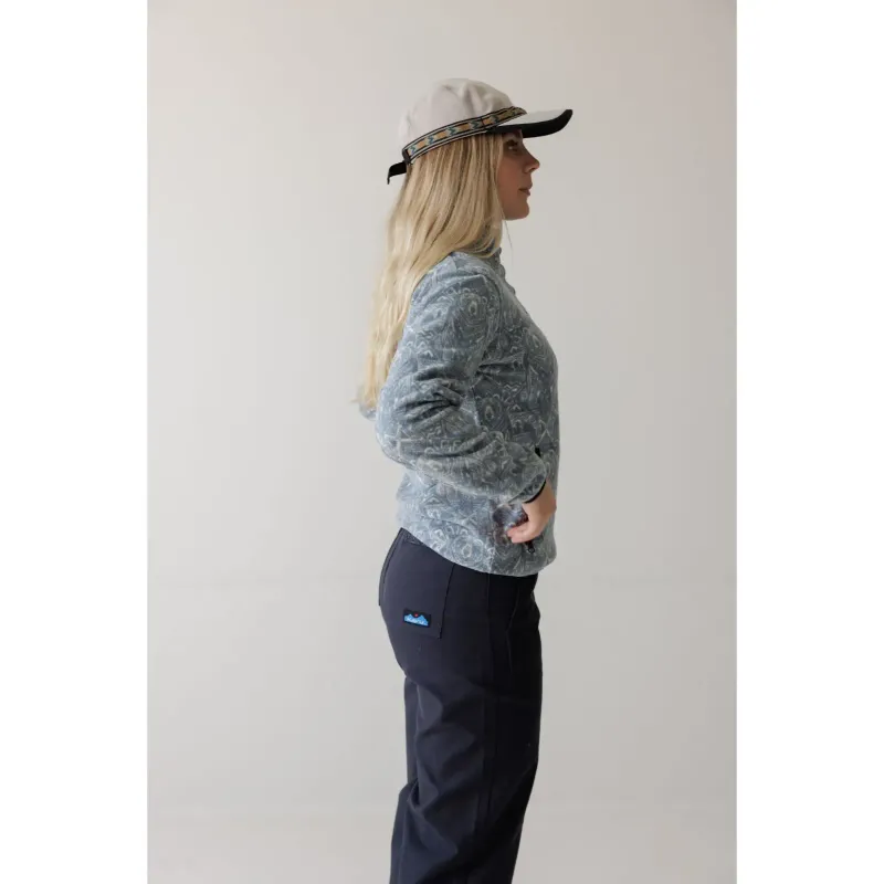 KAVU Women's Cavanaugh Fleece Pullover in Sky Bear, alternate view 1