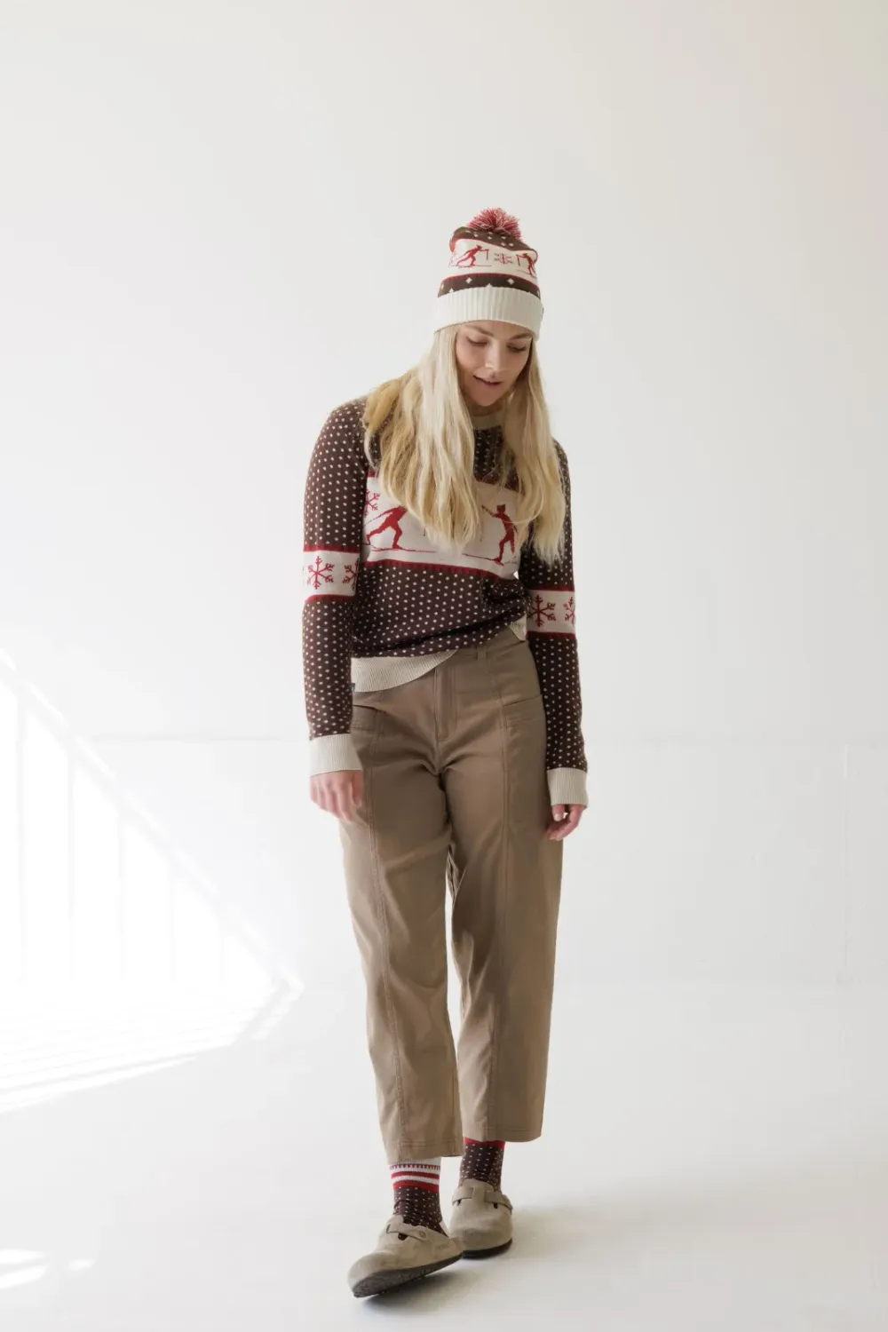 KAVU Women's Hillrose Sweater in Slopeslide, alternate view 5