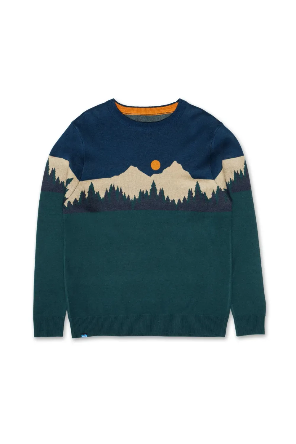 KAVU Men's Highline Sweater, Color: Mountain Stripe, Size: M