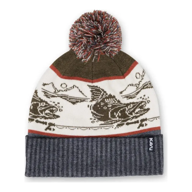 KAVU Herschel Beanie in Trout Lake, front view