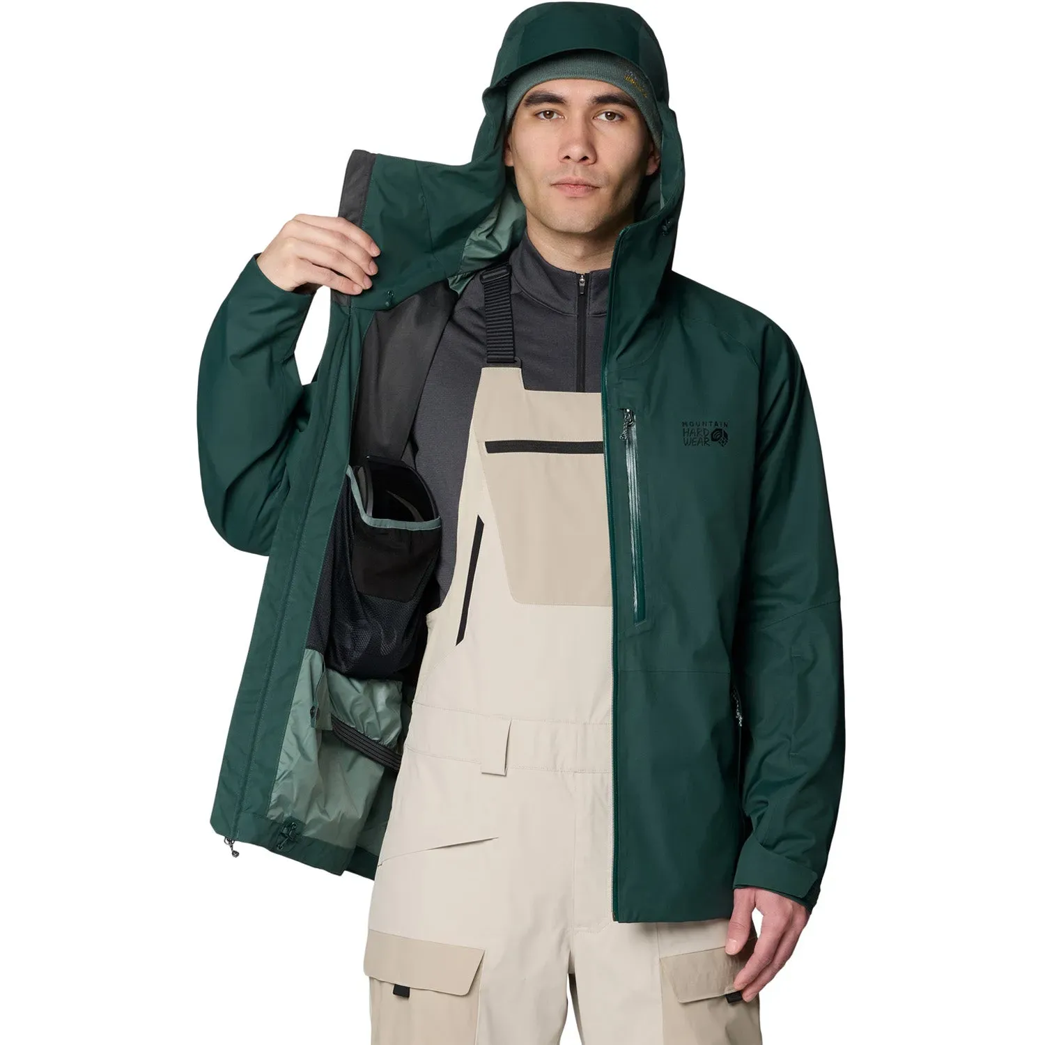 Mountain Hardwear Men's Firefall Jacket in Verve, alternate view 3