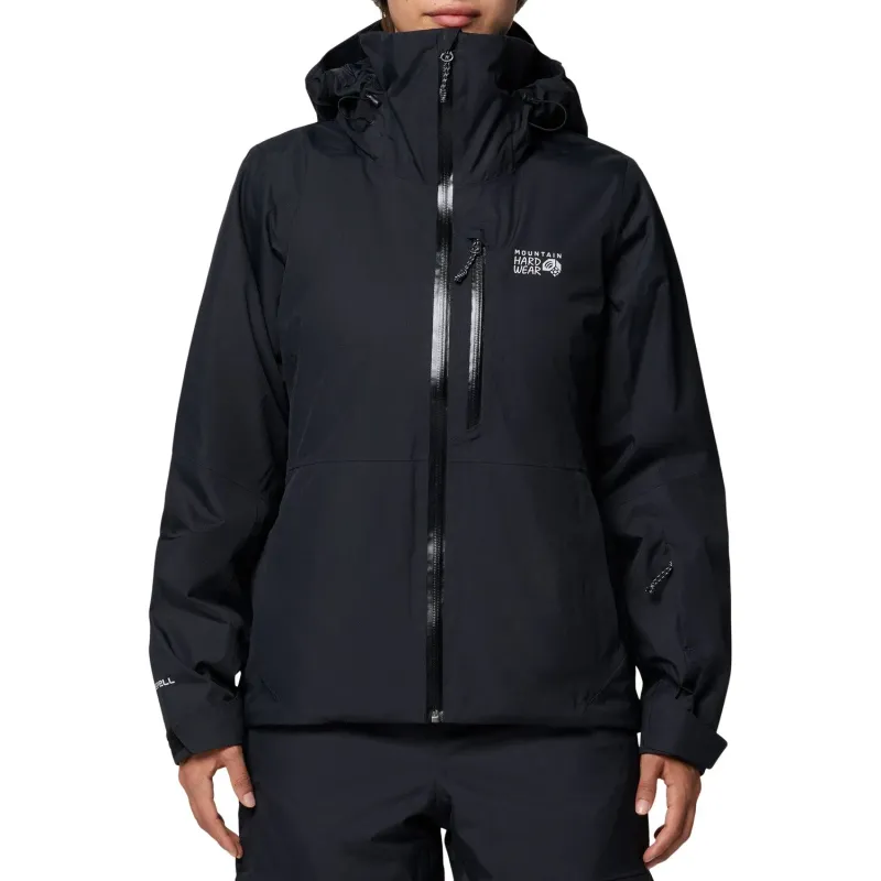 Mountain Hardwear Women's Firefall Insulated Jacket in Black, front view