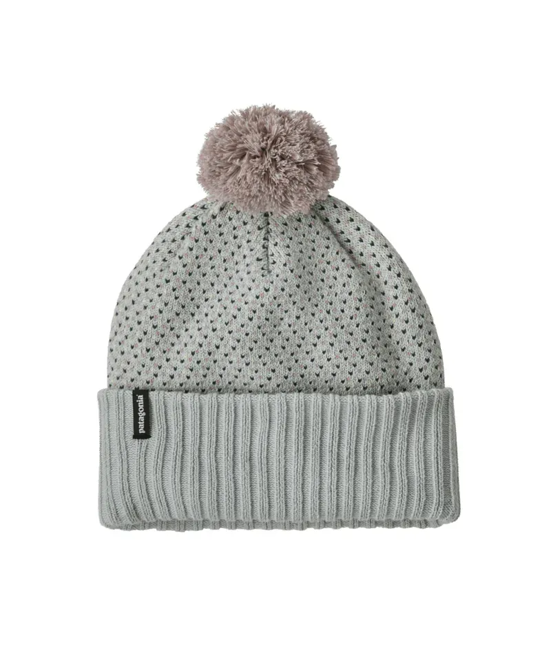 Patagonia Kids Powder Town Beanie, Color: Confetti: Virtually Blue